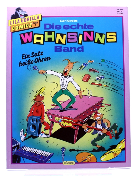 Lila Gorilla Comics Album Nr. 1: Die echte Wahnsinns Band von Ehapa